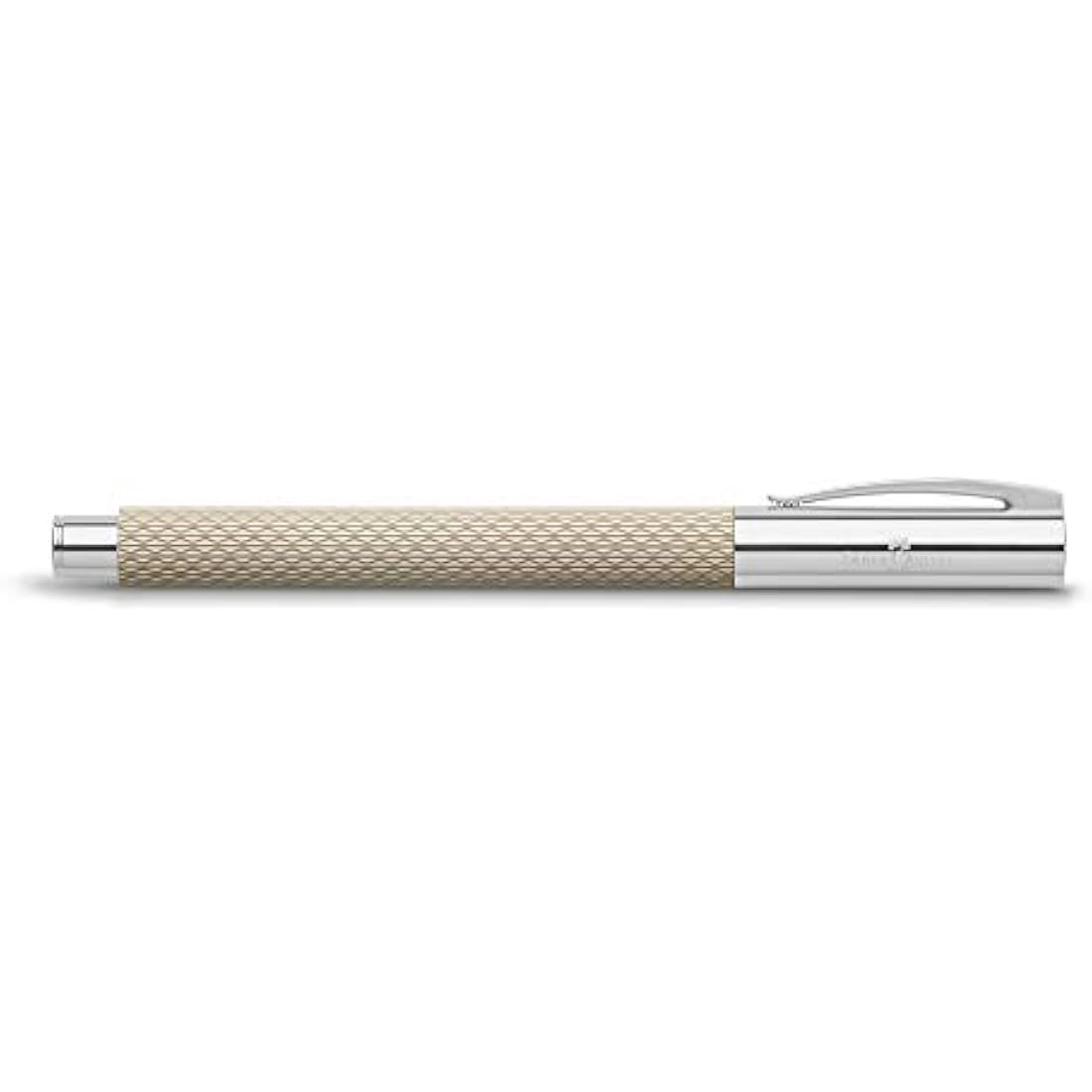 Faber-Castell Ambition OpArt Fountain Pen – White Sand, Fine Nib