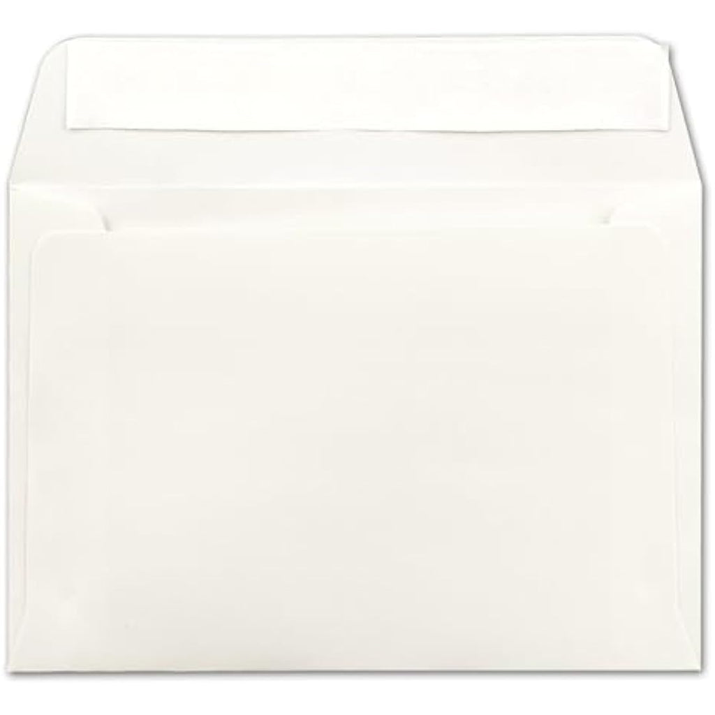 Gustav Neuser C6 Envelopes - Natural White Self-Adhesive - 200 Pack