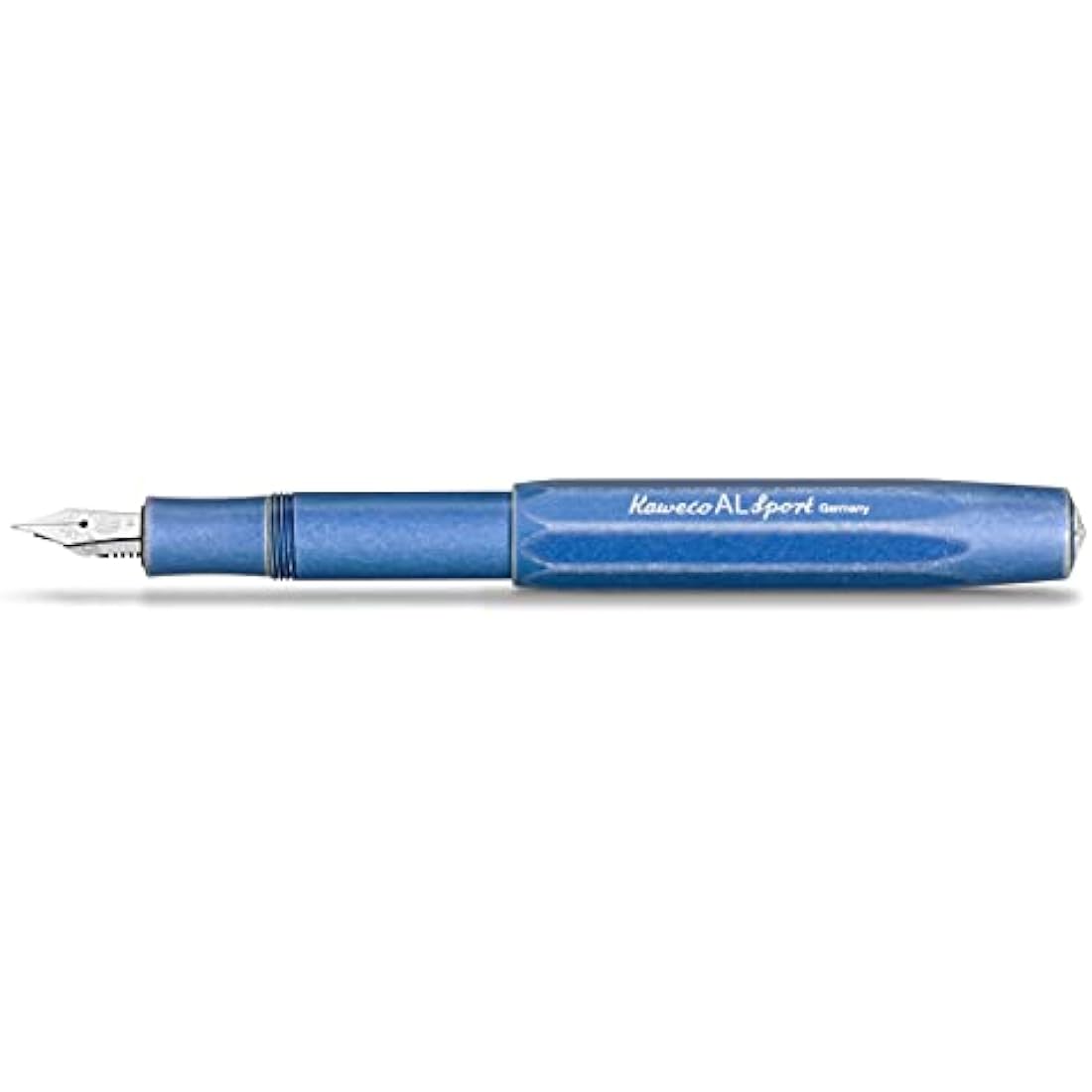Kaweco AL Sport Fountain Pen – Stonewashed Blue Aluminium – Nib B