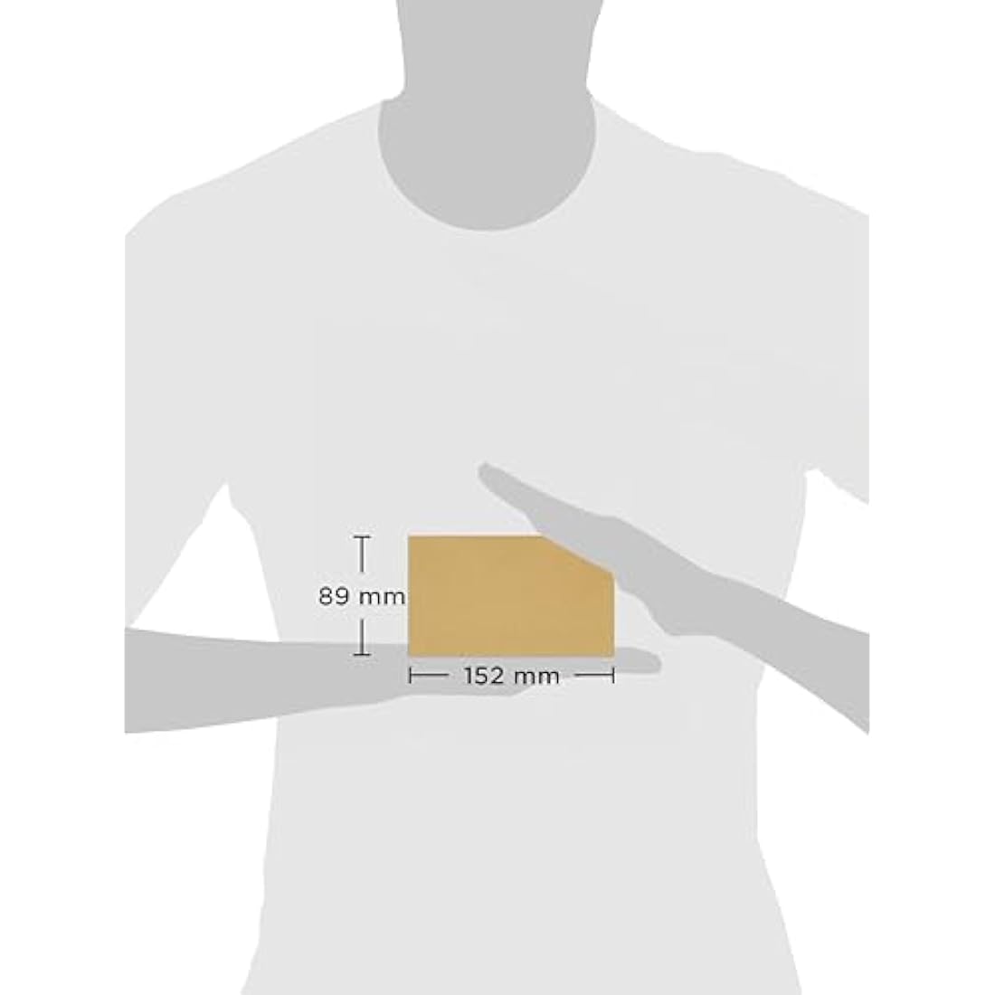 Blake Manilla Gummed Wallet Envelopes 89x152mm 70gsm - Pack of 1000