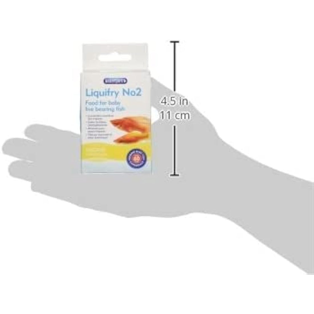 Interpet Liquifry No. 2 | Liquid Food for Live Bearing Fish Fry | 25ml