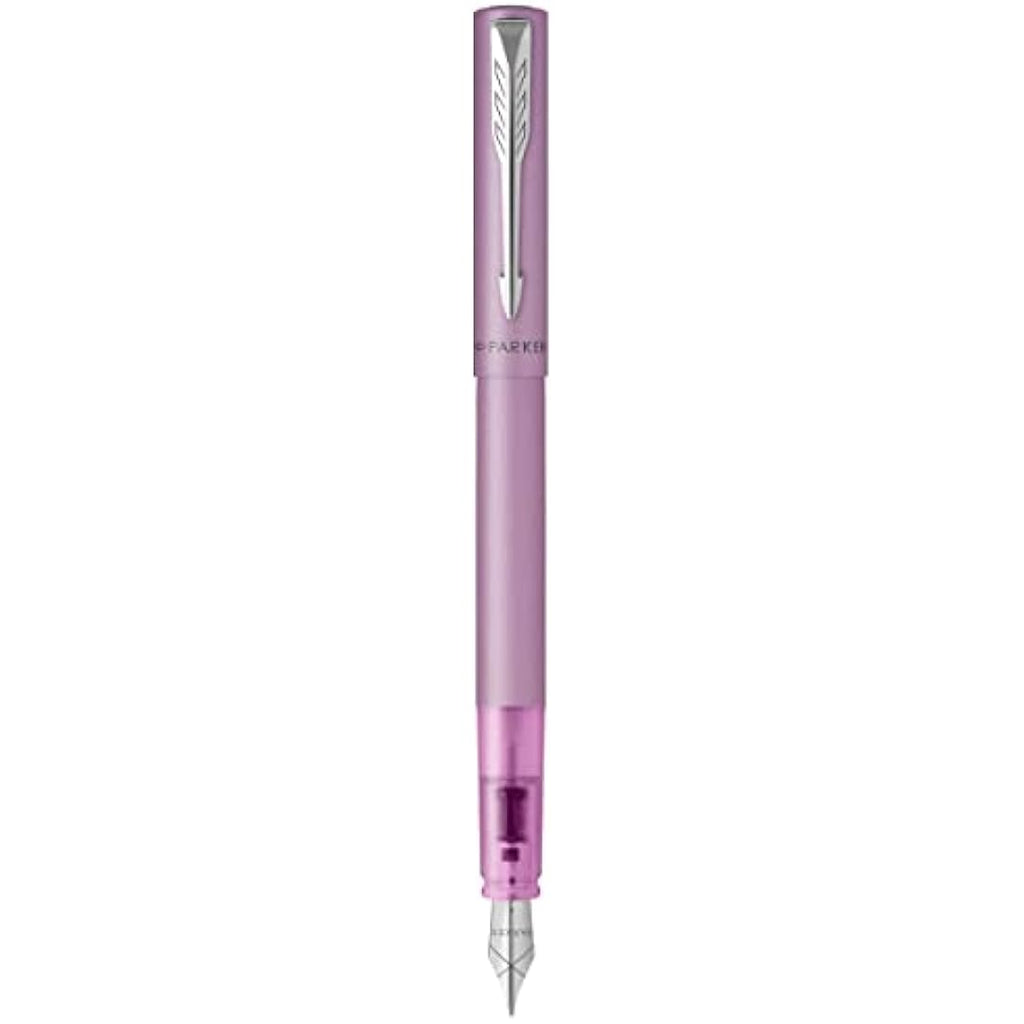Parker Vector XL Fountain Pen - Metallic Lilac Lacquer, Medium Nib