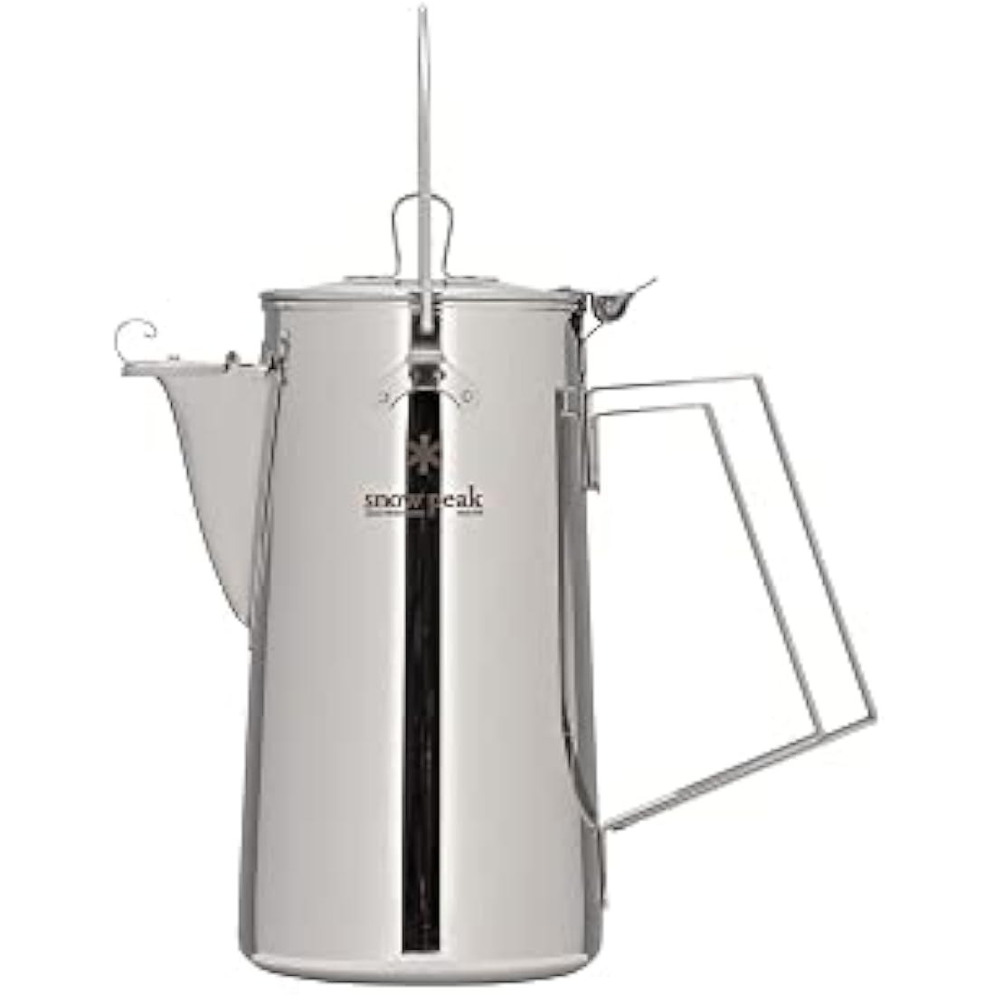 Snow Peak CS-270 Stainless Steel Camping Kettle - 1.8L High Capacity