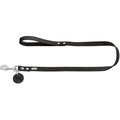 Hunter Soft Genuine Cow Leather Dog Leash - Black, 20mm x 100cm