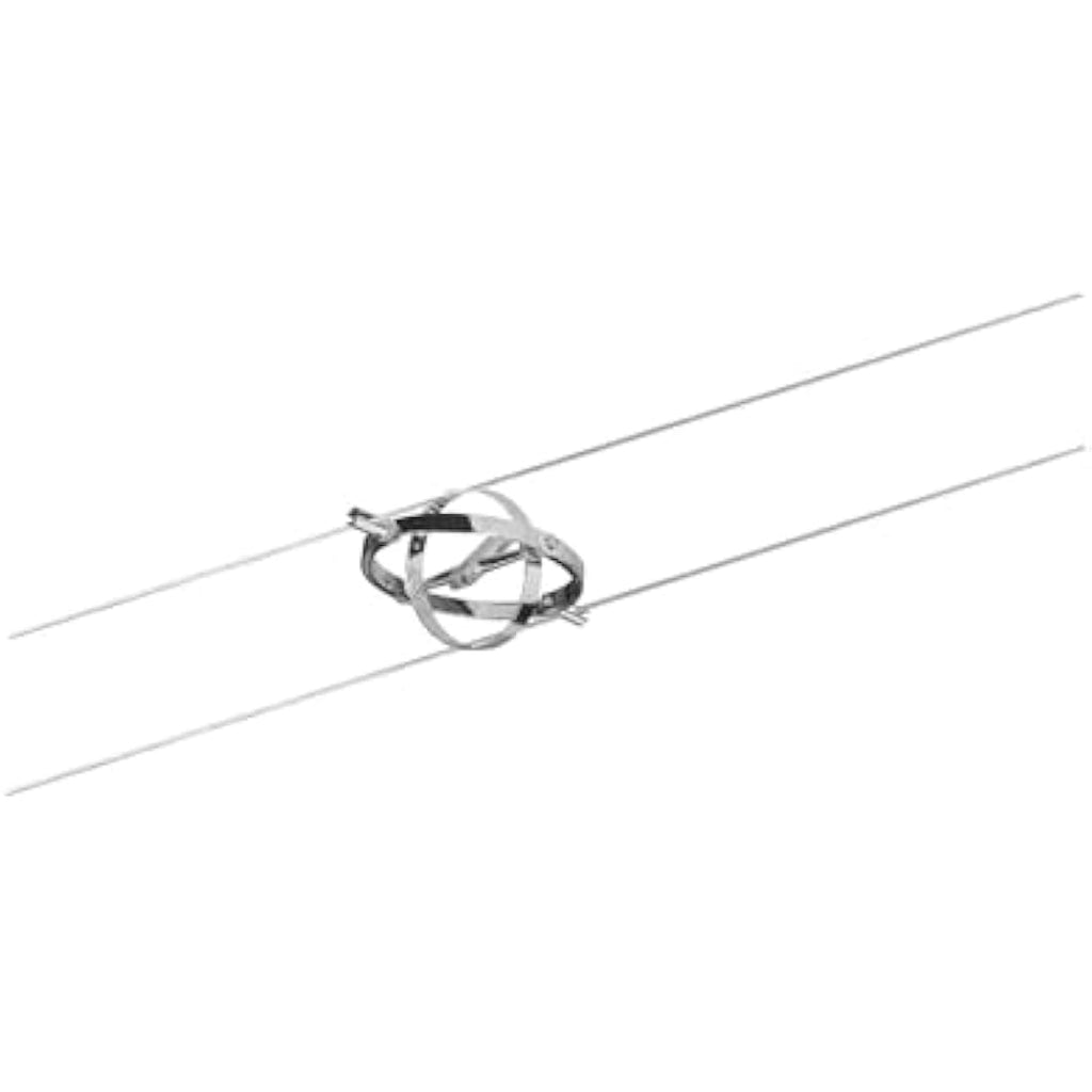 Paulmann Cardan Cable Lighting System – 4-Light Wire Set in Matt Chrome
