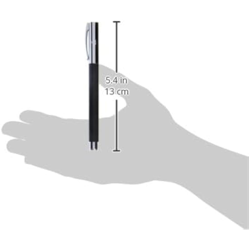 Faber-Castell Ambition Rollerball Pen – Black Brushed Resin Finish
