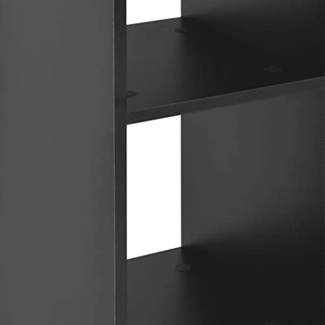 Modern Bar Table with Shelf – Black Kitchen Bistro Stand