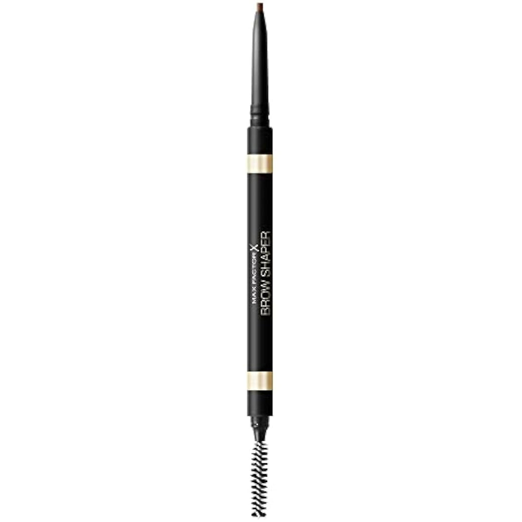 Max Factor Brow Shaper – Ultra Fine Eyebrow Pencil with Spoolie, 20 Brown