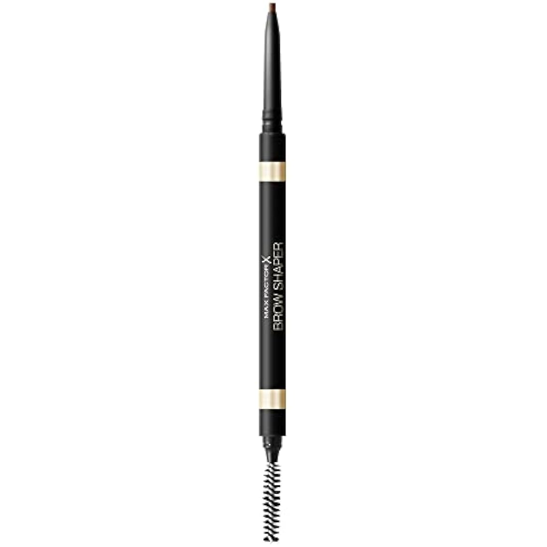 Max Factor Brow Shaper – Ultra Fine Eyebrow Pencil with Spoolie, 20 Brown