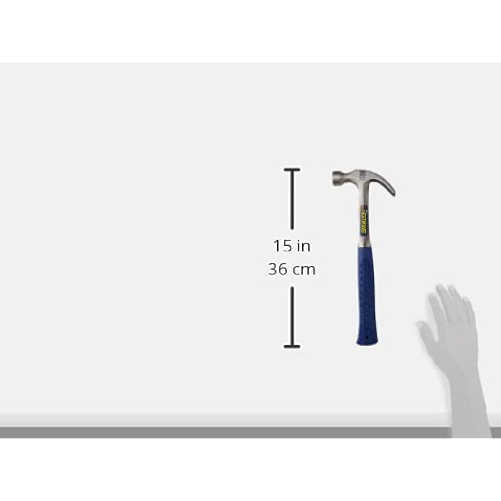 Estwing E3/20c Curved Claw Hammer – 20oz Steel with Vinyl Grip