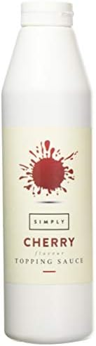 Simply Cherry Topping Sauce – 1kg Fruit Syrup for Desserts & Coffee