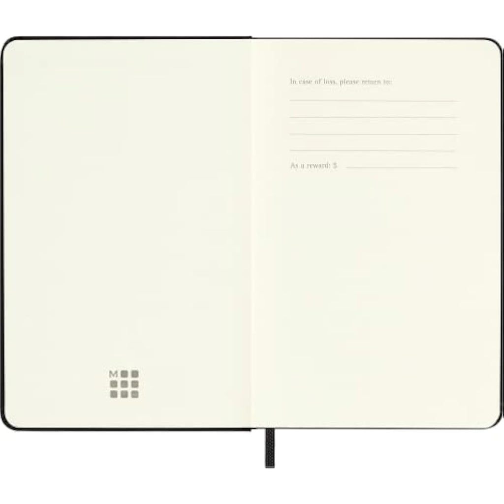 Moleskine 18-Month Weekly Planner – Horizontal Hard Cover Pocket, Black