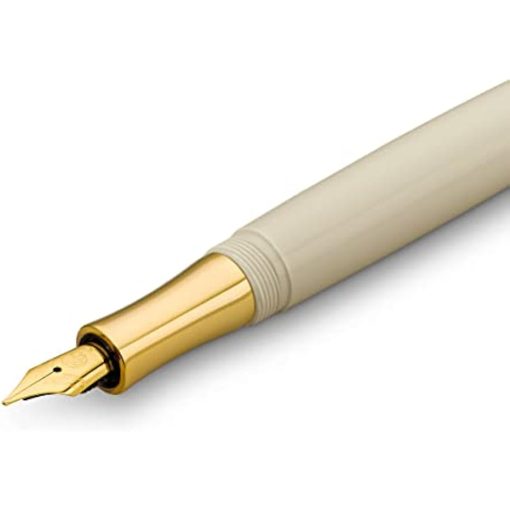 Kaweco Student 70's Soul Fountain Pen – Orange & Cream Acrylic, Medium Nib