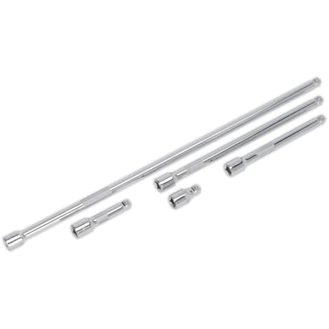 Sealey AK767 3/8" Sq Drive Wobble Extension Bar Set - 5 Piece Kit