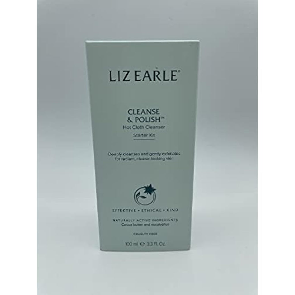 Liz Earle Cleanse & Polish Starter Kit - 100ml Cleanser & 2 Muslin Cloths