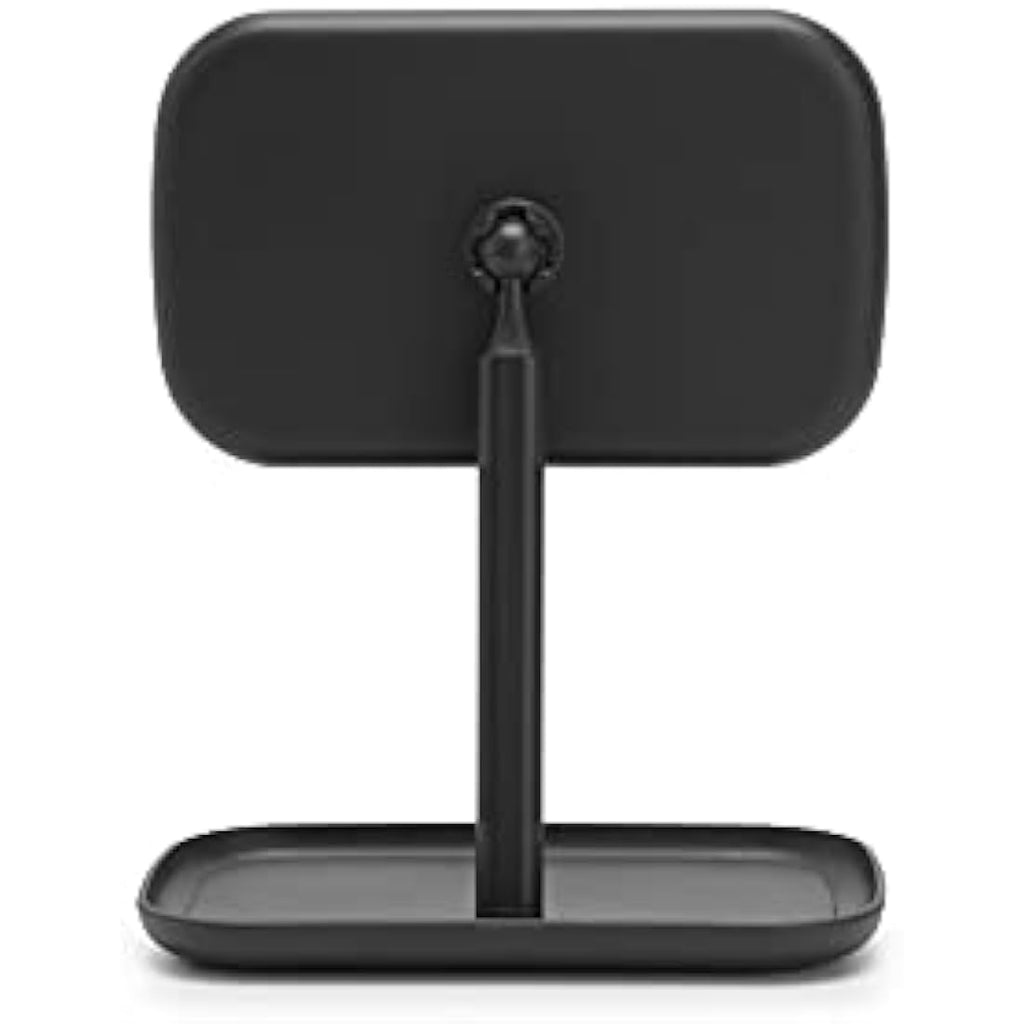 Brabantia ReNew 360° Vanity Mirror with Storage Tray – Dark Grey