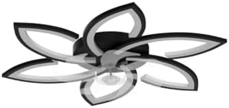 Silent Flower Ceiling Fan with Light - Dimmable LED & Remote