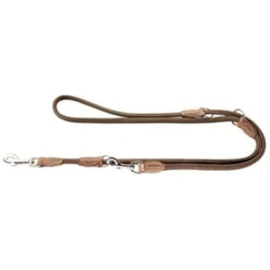 HUNTER Round and Soft Nubuck Leather Adjustable Dog Lead – 2m
