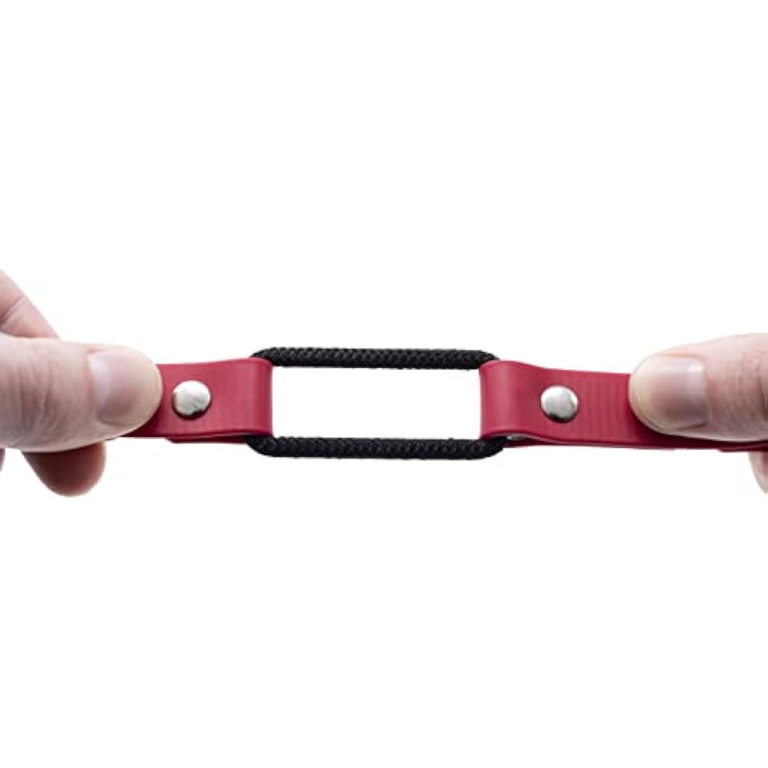Educator Quick Snap Bungee Dog Collar | 1-Inch Biothane, Red, 33"