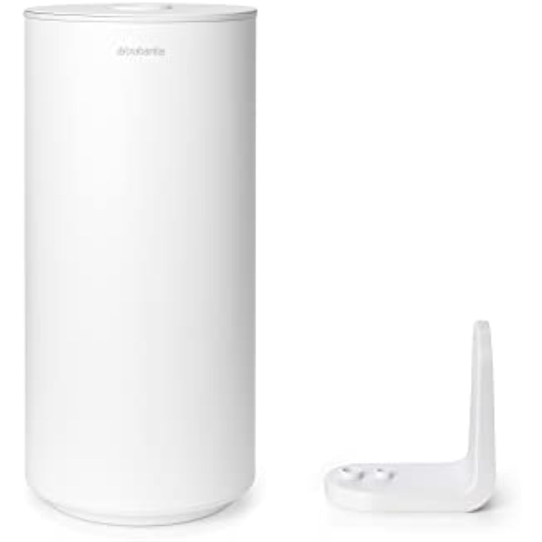 Brabantia Mindset Toilet Roll Dispenser – Holds 2 Spare Rolls – Fresh White