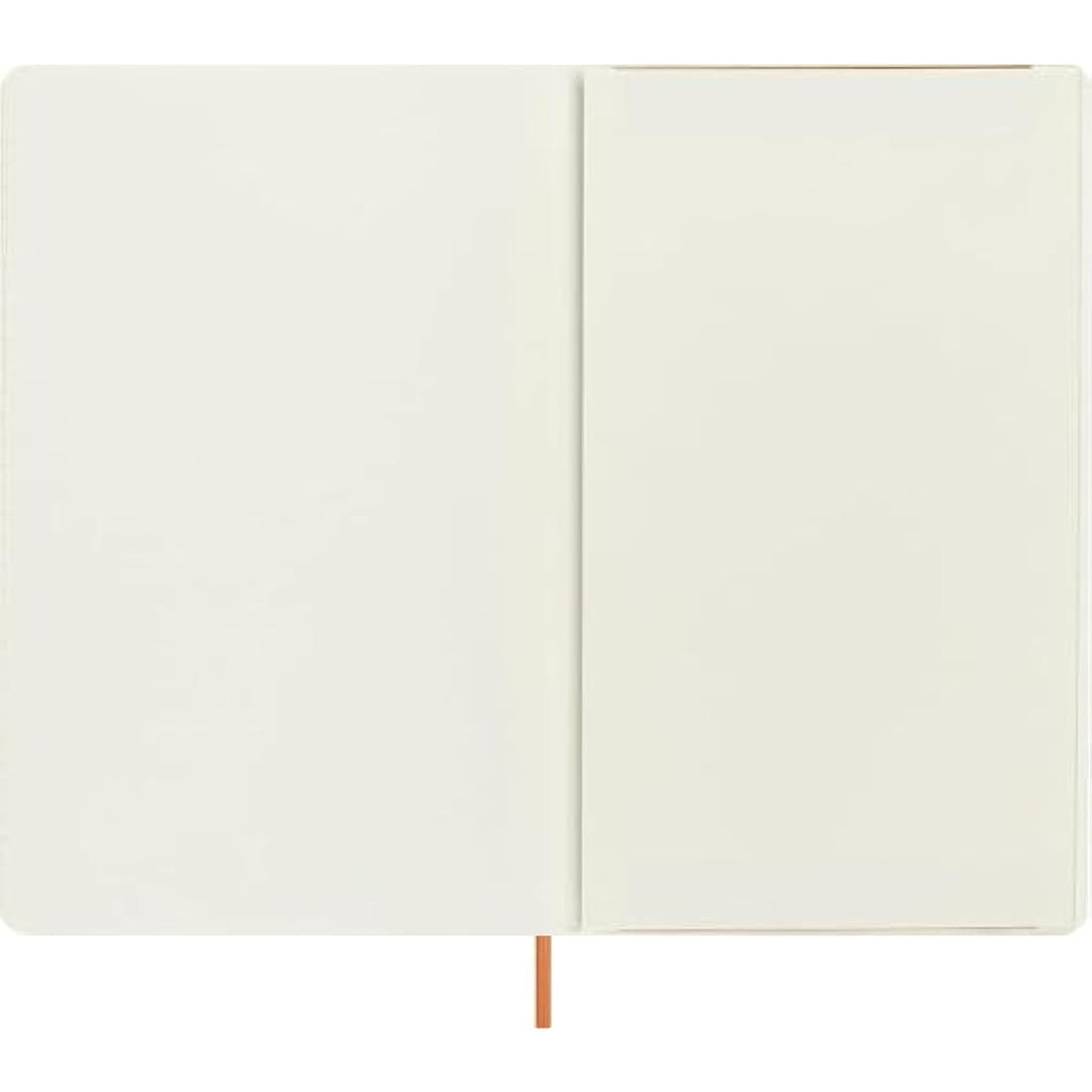 Moleskine Vegan Leather Notebook | Large 13x21cm Soft Cover – Orange