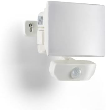 Auraglow 80W LED Security Flood Light with PIR Motion Sensor – White