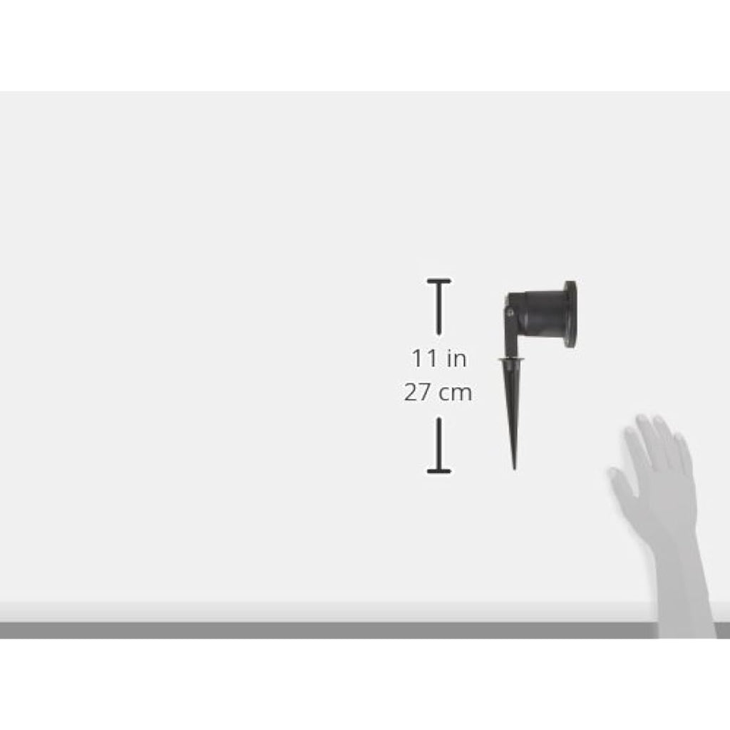 GU10 Outdoor Garden Spike Lights | IP65 Matt Black - 4 Pack