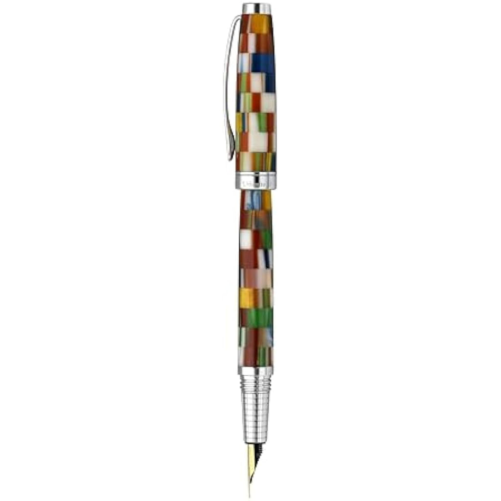 Xezo Urbanite II Fountain Pen | Handcrafted Multicolor Medium Nib