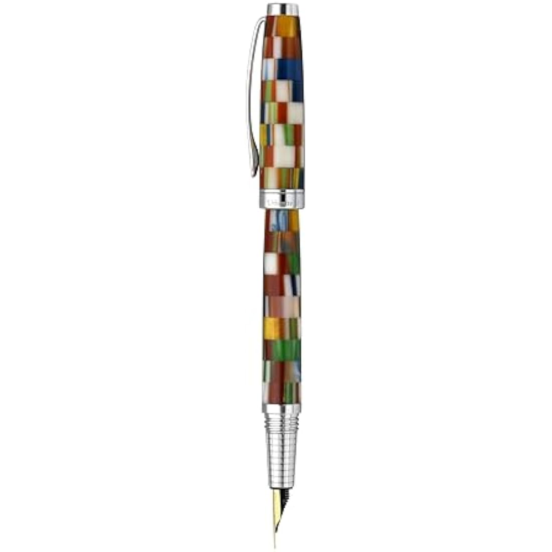 Xezo Urbanite II Fountain Pen | Handcrafted Multicolor Medium Nib