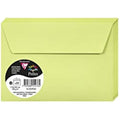 Clairefontaine Pollen C6 Adhesive Envelopes - Leaf Bud Green - 20 Pack