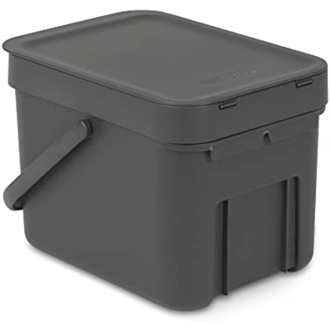 Brabantia Food Waste Bin – 6L Kitchen Compost Caddy with Wall Mount