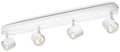 Philips myLiving Star 4-Bar LED Ceiling Spotlight | Warm White - White