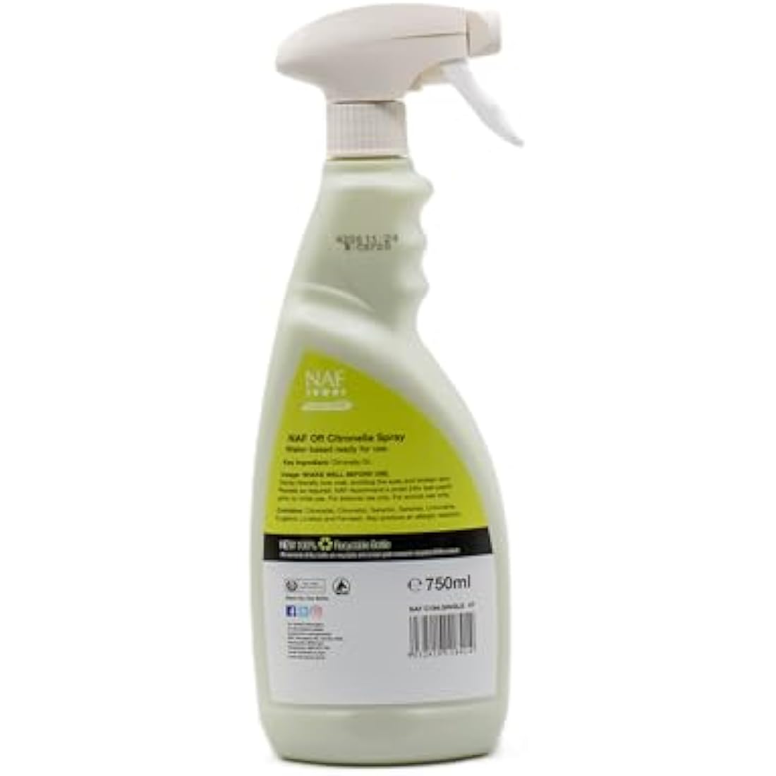 NAF Off Citronella Spray – 750ml Natural Horse Fly Protection