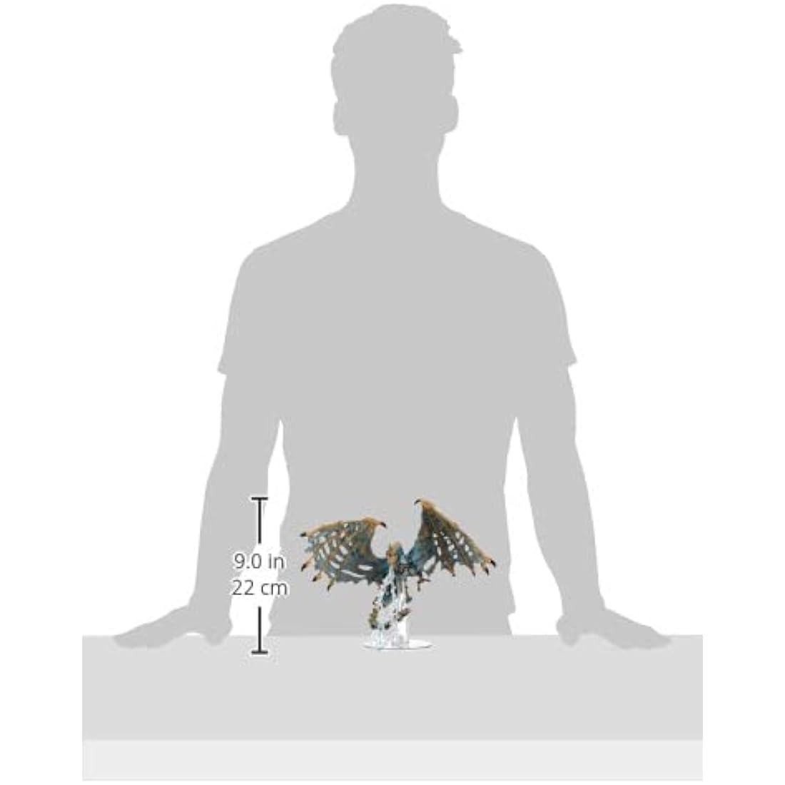 WizKids D&D Icons of the Realms: Boneyard – Blue Dracolich Miniature