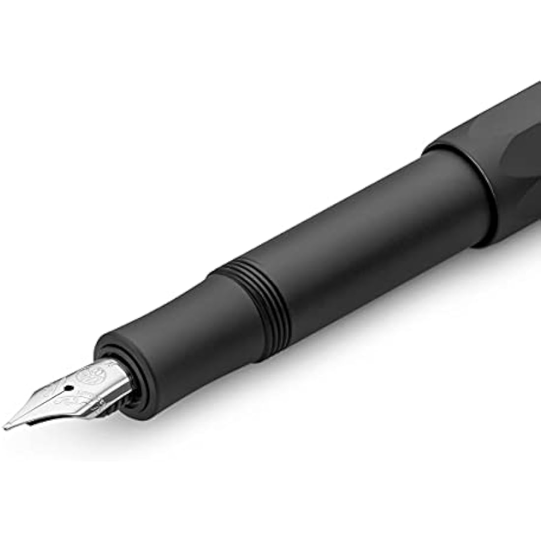 Kaweco AL Sport Fountain Pen - Black Aluminium - Broad Nib (B)