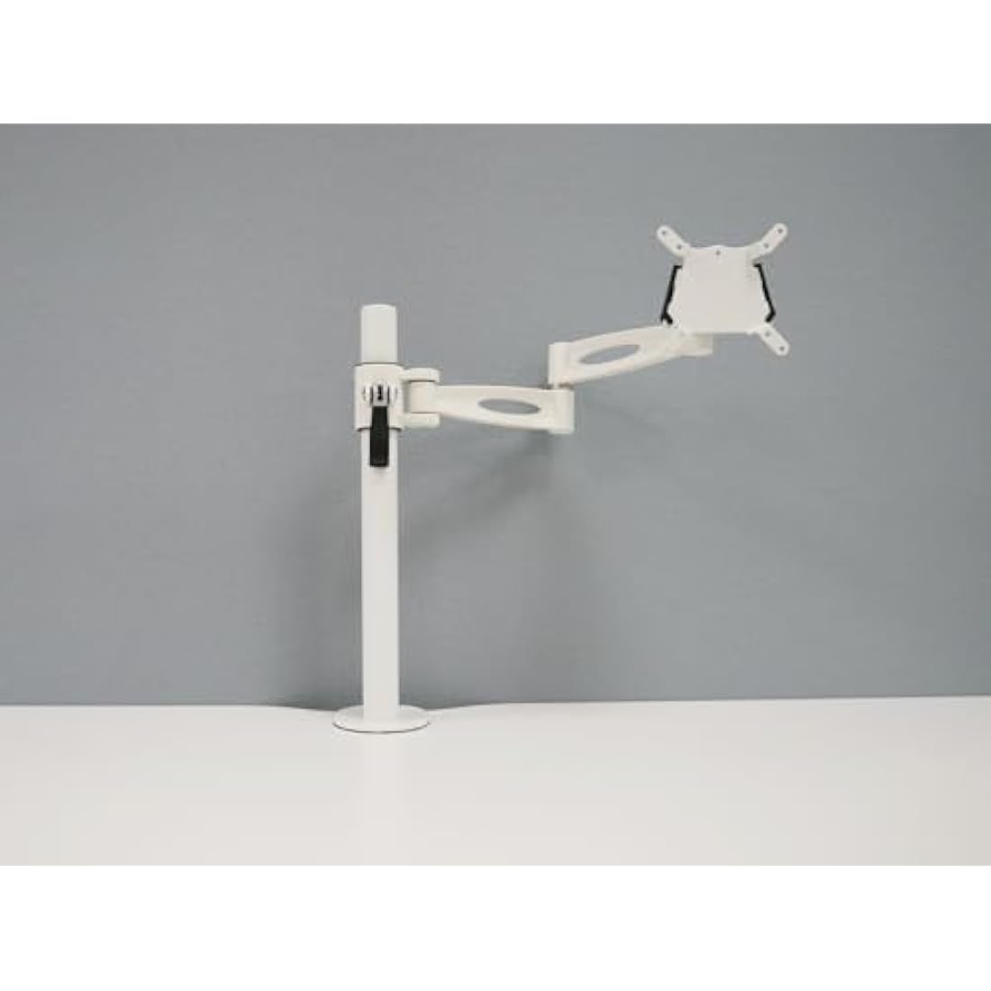 Metalicon Kardo Single Monitor Arm - Pole Mounted Screen Stand, White