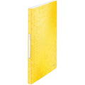 Leitz WOW A4 Display Book | 40 Pockets, 80 Sheet Capacity – Yellow