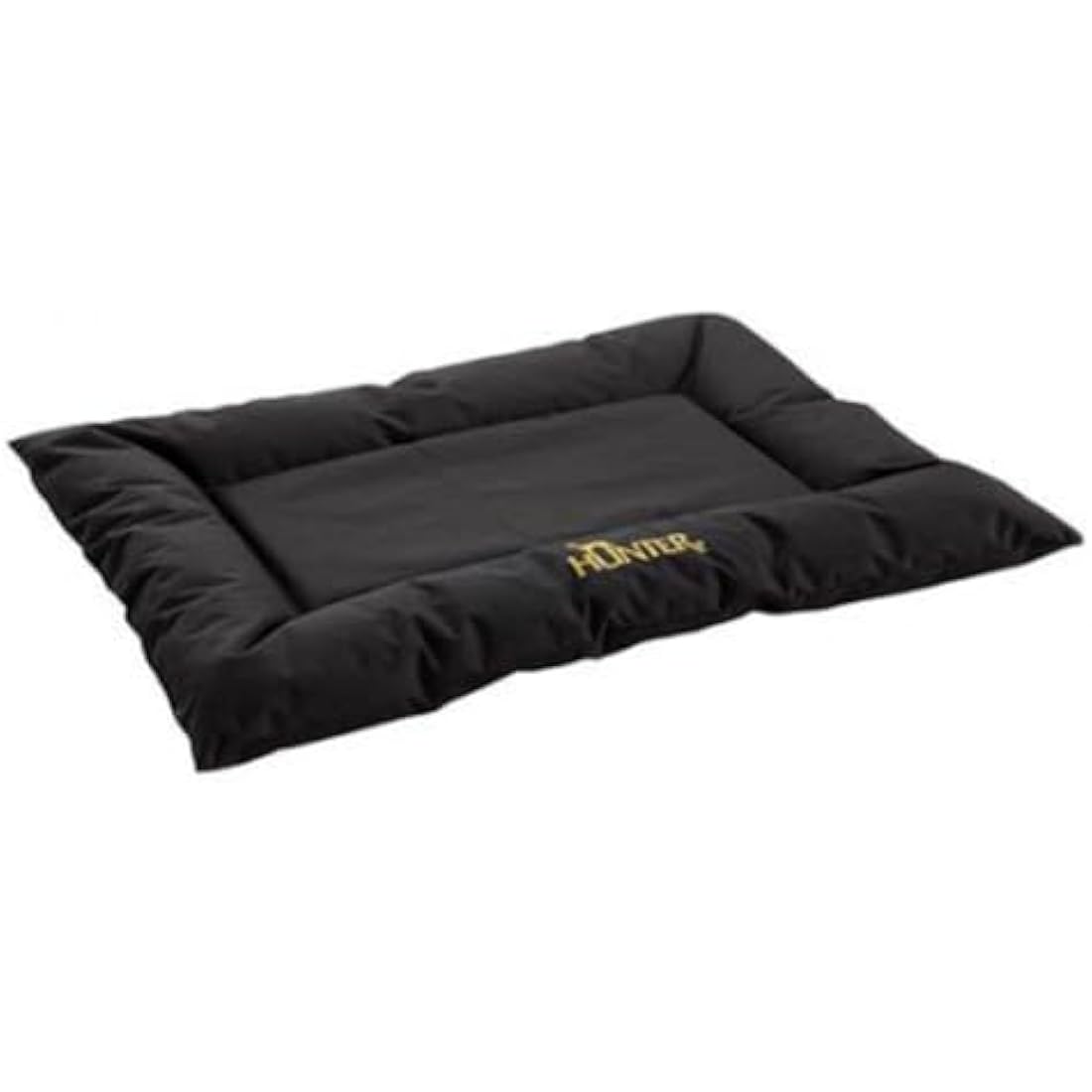 Hunter Gent Antibac Dog Bed – Large Black Waterproof Pet Mat, 70x100cm