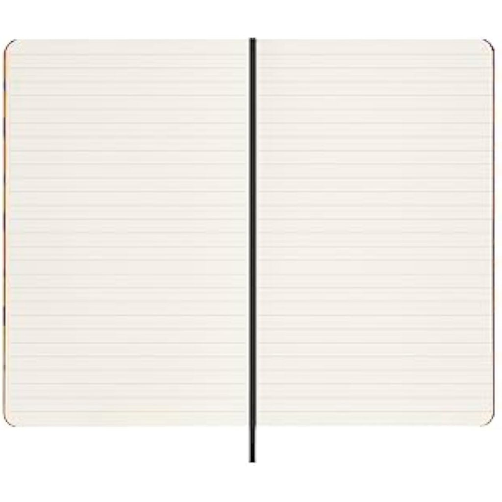 Moleskine Italian Silk Notebook | Ruled Hard Cover Journal, Yellow