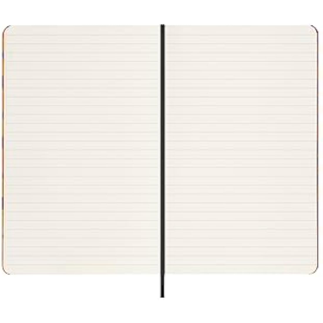 Moleskine Italian Silk Notebook | Ruled Hard Cover Journal, Yellow