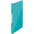 Leitz WOW A4 Display Book | 40 Pockets, 80 Sheet Capacity – Ice Blue