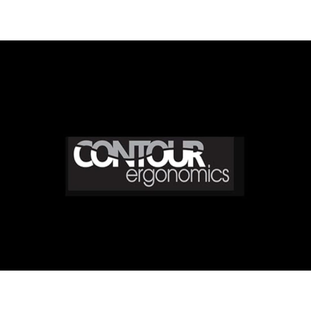 Contour Ergonomics Adjustable Monitor Stand with Drawer - Black