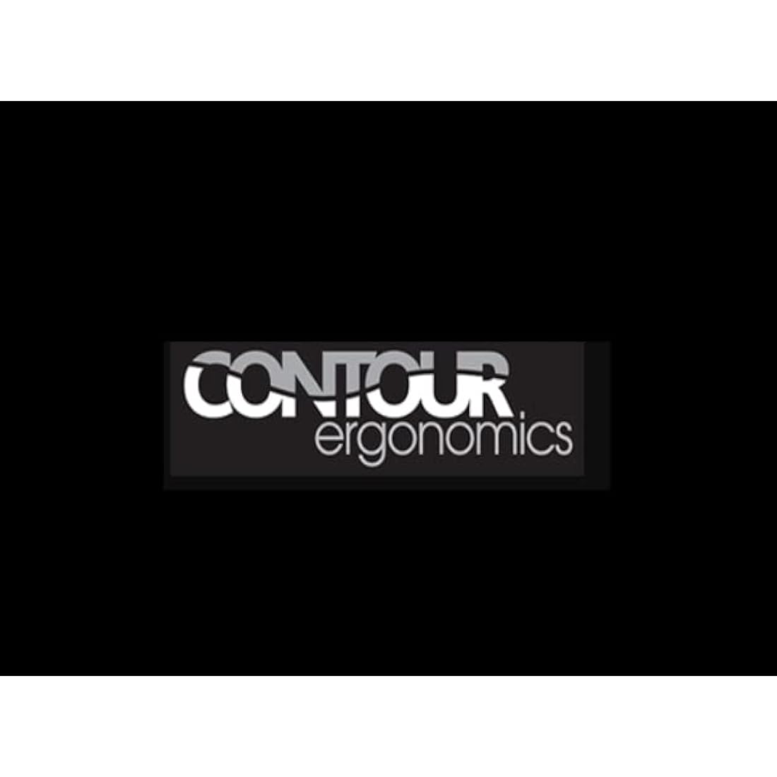 Contour Ergonomics Adjustable Monitor Stand with Drawer - Black
