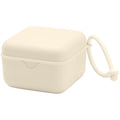 BIBS Pacifier Box and Steriliser Case with Strap | Ivory | BPA-Free