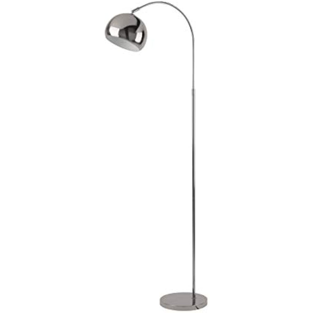 Jolof Store Modern Arch Floor Lamp – Chrome Adjustable Dome Shade