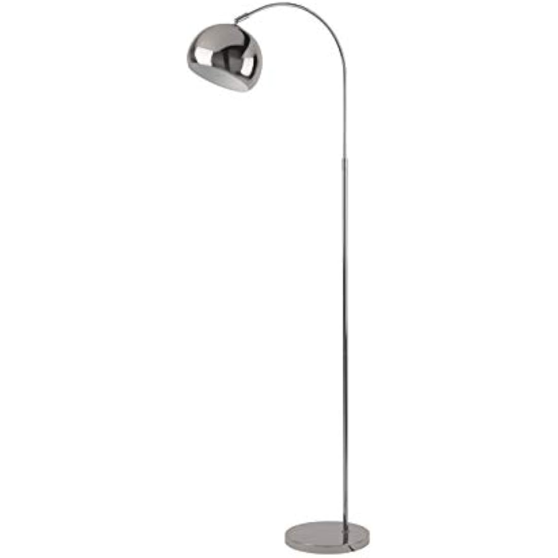 Jolof Store Modern Arch Floor Lamp – Chrome Adjustable Dome Shade