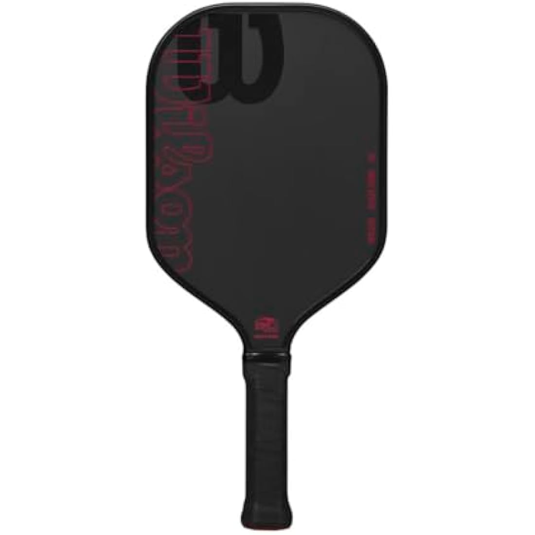 Wilson Blaze Tour 16 Pickleball Paddle – Raw Carbon Fiber, Black/Red
