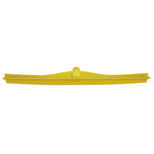 Vikan Ultra Hygiene Floor Squeegee – 600mm Single Blade, Yellow