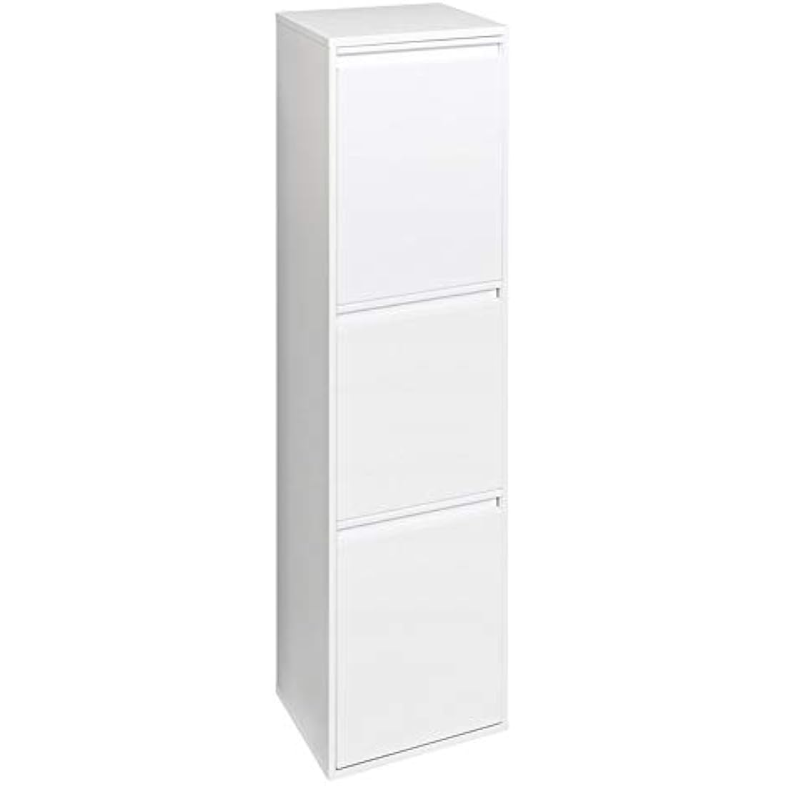 Arregui Basic CR301-B 3-Compartment Steel Recycling Bin | 51L White
