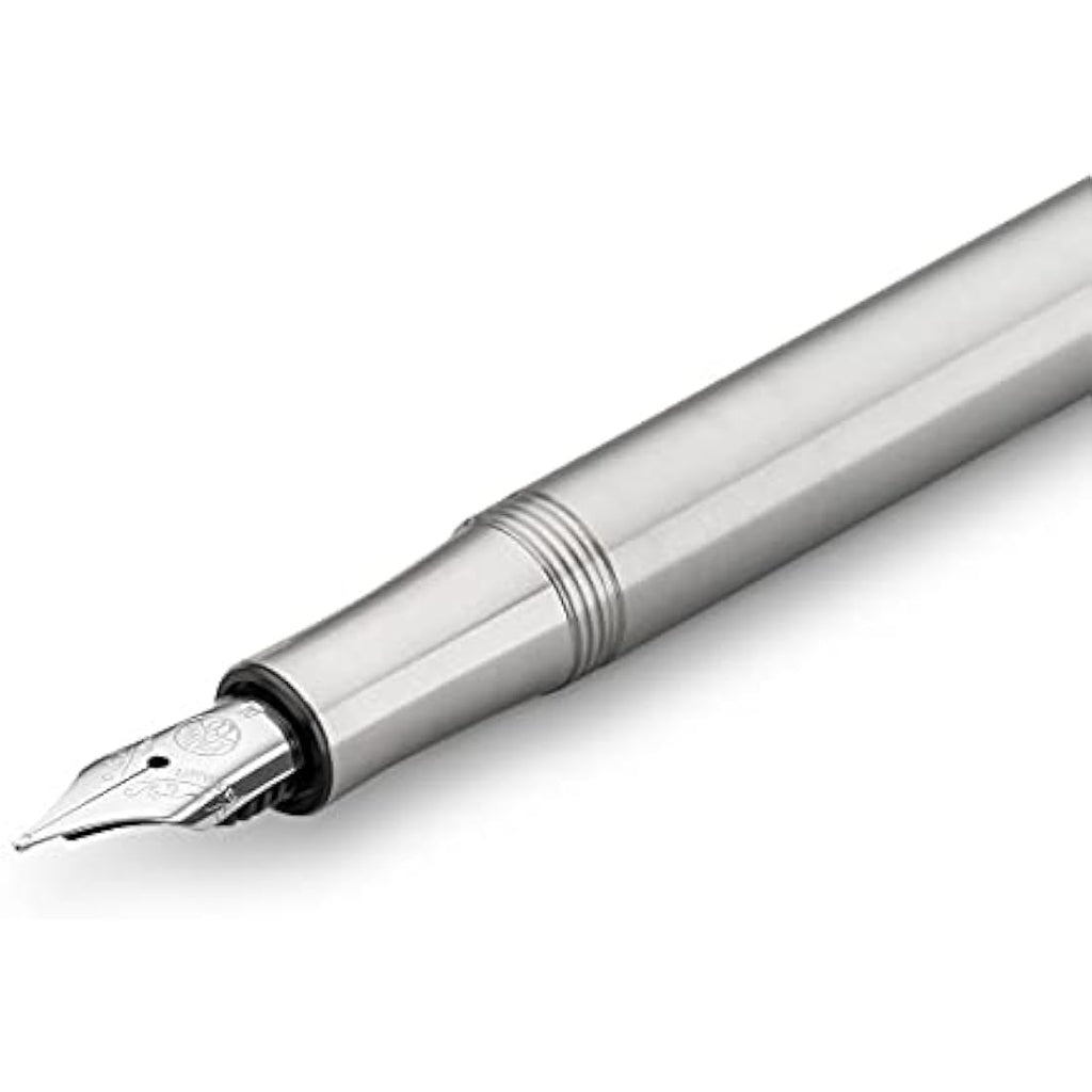 Kaweco Liliput Fountain Pen – Stainless Steel Pocket Pen – Extra Fine Nib